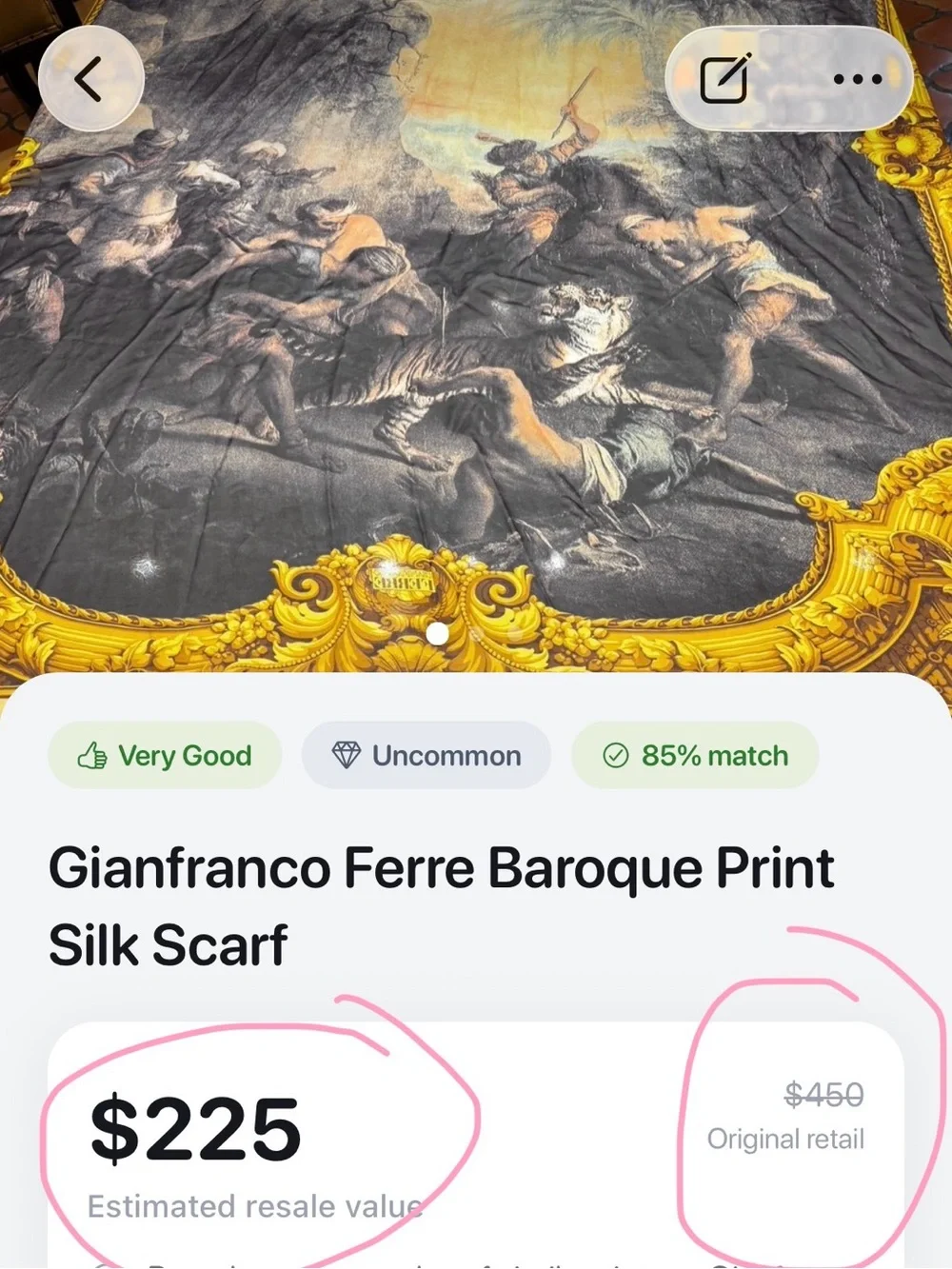 Gianfranco Ferre opulent print